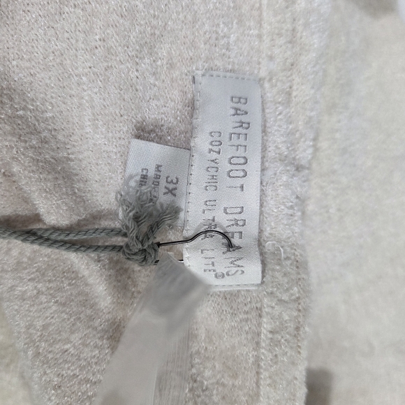 NWT Barefoot Dreams CozyChic Ultra Lite Hooded Seashore Cardigan 3X Sand Dune - Picture 9 of 13